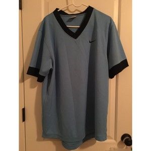 Nike Men's Athletic Short Sleeve Shirt Size XL Blue